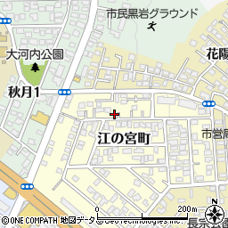 山口県周南市江の宮町5-14周辺の地図