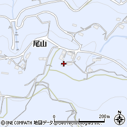 徳島県美馬市穴吹町口山尾山423-2周辺の地図