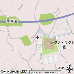 徳島県三好市三野町勢力879周辺の地図