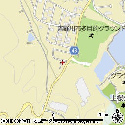 徳島県吉野川市川島町桑村164-152周辺の地図