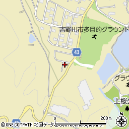 徳島県吉野川市川島町桑村164周辺の地図