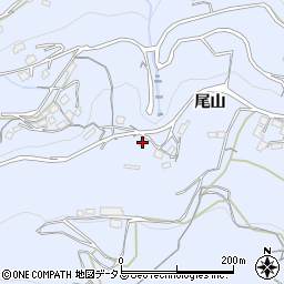 徳島県美馬市穴吹町口山尾山358周辺の地図