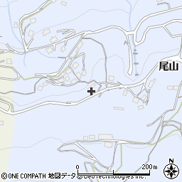 徳島県美馬市穴吹町口山尾山375周辺の地図