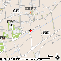 徳島県美馬市美馬町宮南111-2周辺の地図