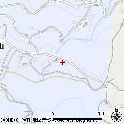 徳島県美馬市穴吹町口山尾山7周辺の地図