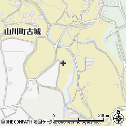 徳島県吉野川市山川町古城3周辺の地図