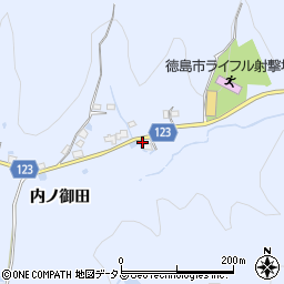 徳島県徳島市入田町内ノ御田326周辺の地図
