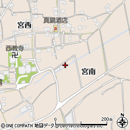 徳島県美馬市美馬町宮南120周辺の地図
