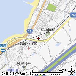 香川県観音寺市豊浜町箕浦周辺の地図