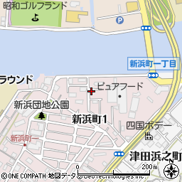 徳島県職業能力開発協会サービスセンター周辺の地図
