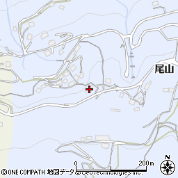 徳島県美馬市穴吹町口山尾山372周辺の地図