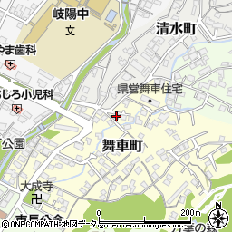 山口県周南市舞車町2-14周辺の地図