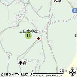 徳島県吉野川市川島町山田平倉52周辺の地図