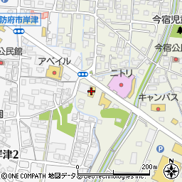 山口三菱クリーンカー防府周辺の地図