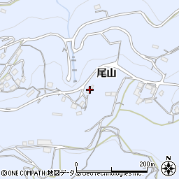 徳島県美馬市穴吹町口山尾山420-1周辺の地図