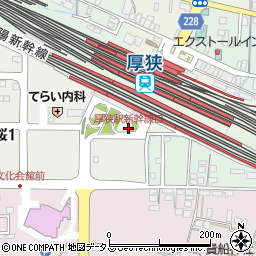 厚狭駅新幹線口周辺の地図