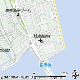 城南織物株式会社　本社周辺の地図