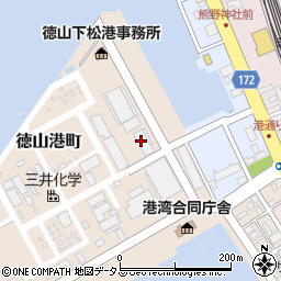 ショクリュー　徳山営業所周辺の地図