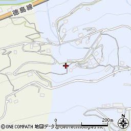 徳島県美馬市穴吹町口山尾山246周辺の地図