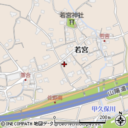 山口県防府市佐野若宮840周辺の地図