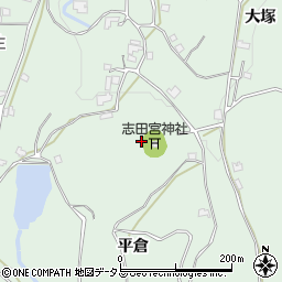 徳島県吉野川市川島町山田平倉37周辺の地図