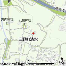 徳島県三好市三野町清水1066周辺の地図