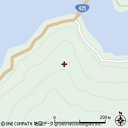 奈良県吉野郡下北山村大瀬周辺の地図