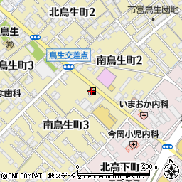 ガッツレンタカー今治店周辺の地図