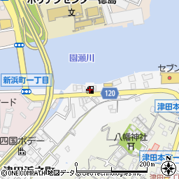 ａｐｏｌｌｏｓｔａｔｉｏｎ津田ＳＳ周辺の地図