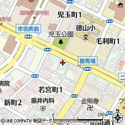 徳山停車場線周辺の地図