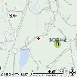 徳島県吉野川市川島町山田平倉周辺の地図