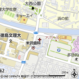 徳島県徳島市山城町西浜傍示周辺の地図