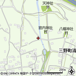 徳島県三好市三野町清水1226-3周辺の地図