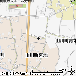 徳島県吉野川市山川町宮地145周辺の地図