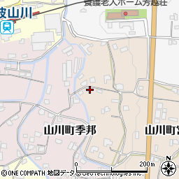 徳島県吉野川市山川町宮地263周辺の地図