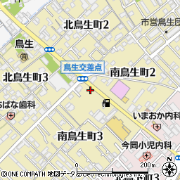 ココス今治鳥生店周辺の地図