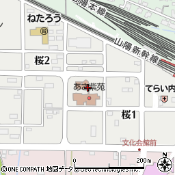 山口県山陽小野田市桜周辺の地図