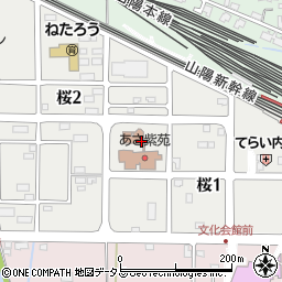 山口県山陽小野田市桜周辺の地図