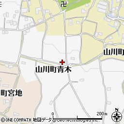 徳島県吉野川市山川町青木187周辺の地図