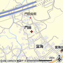 山口県防府市富海門前1452周辺の地図