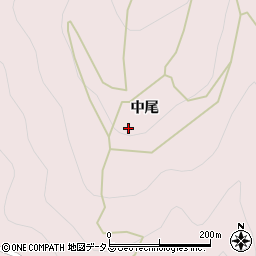 徳島県三好市池田町西山中尾1832周辺の地図