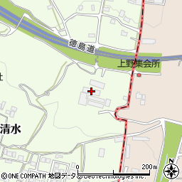 徳島県三好市三野町清水1400周辺の地図