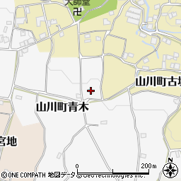 徳島県吉野川市山川町青木198周辺の地図