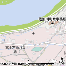 山口県防府市西佐波令周辺の地図