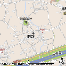 山口県防府市佐野若宮801-2周辺の地図