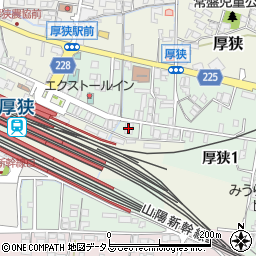 山口銀行厚狭支店周辺の地図