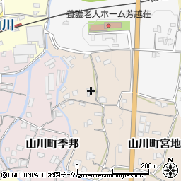 徳島県吉野川市山川町宮地274周辺の地図