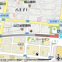 サーパス防府駅天神口周辺の地図