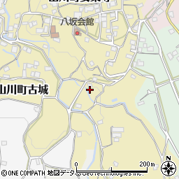 徳島県吉野川市山川町古城175周辺の地図