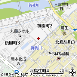 愛媛県今治市祇園町2丁目3-30周辺の地図